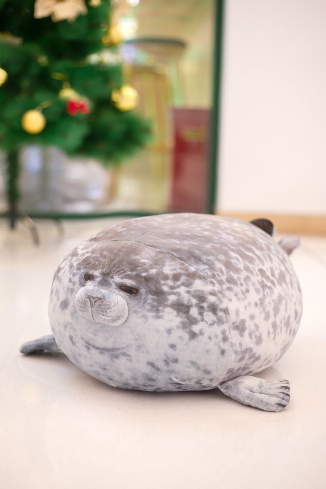 Cute And Soft Big Seal Pillow, Lazy Skin-friendly Bed Cushion, Aquarium Plush Supplies