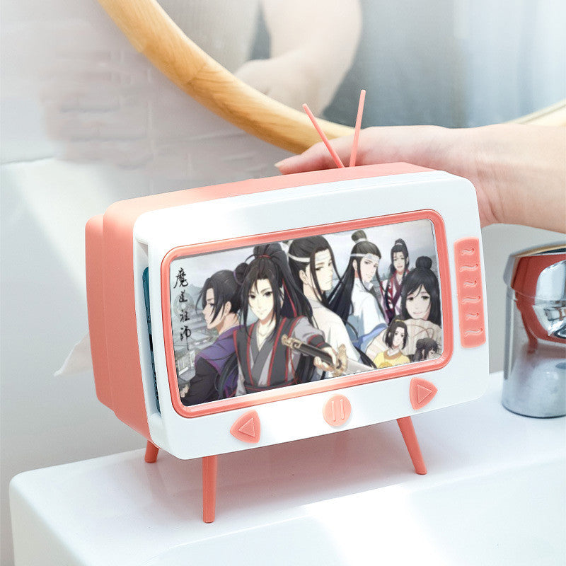 TV Tissue Box Home Living Room Creative Paper Box