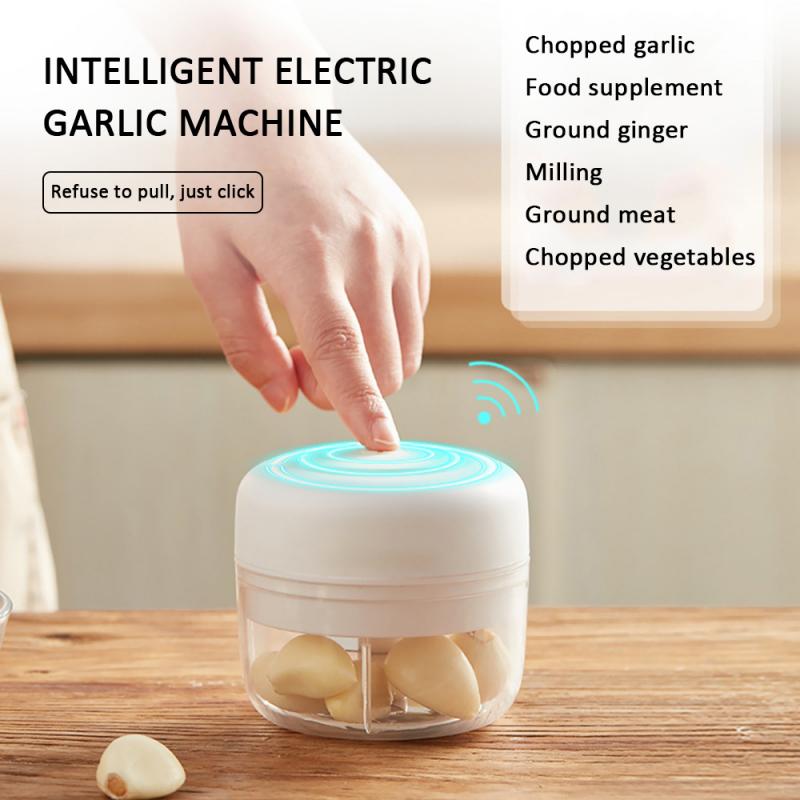 Household vegetable cutting electric garlic masher