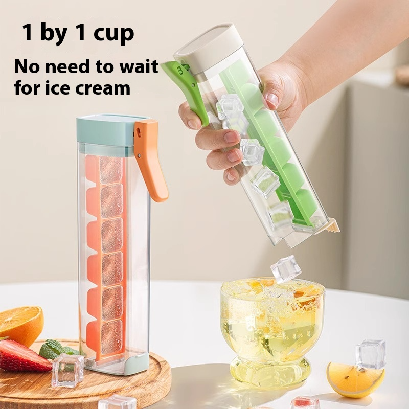 Slim One Press Ice Maker - Ice Cube Mold Household Ice Maker