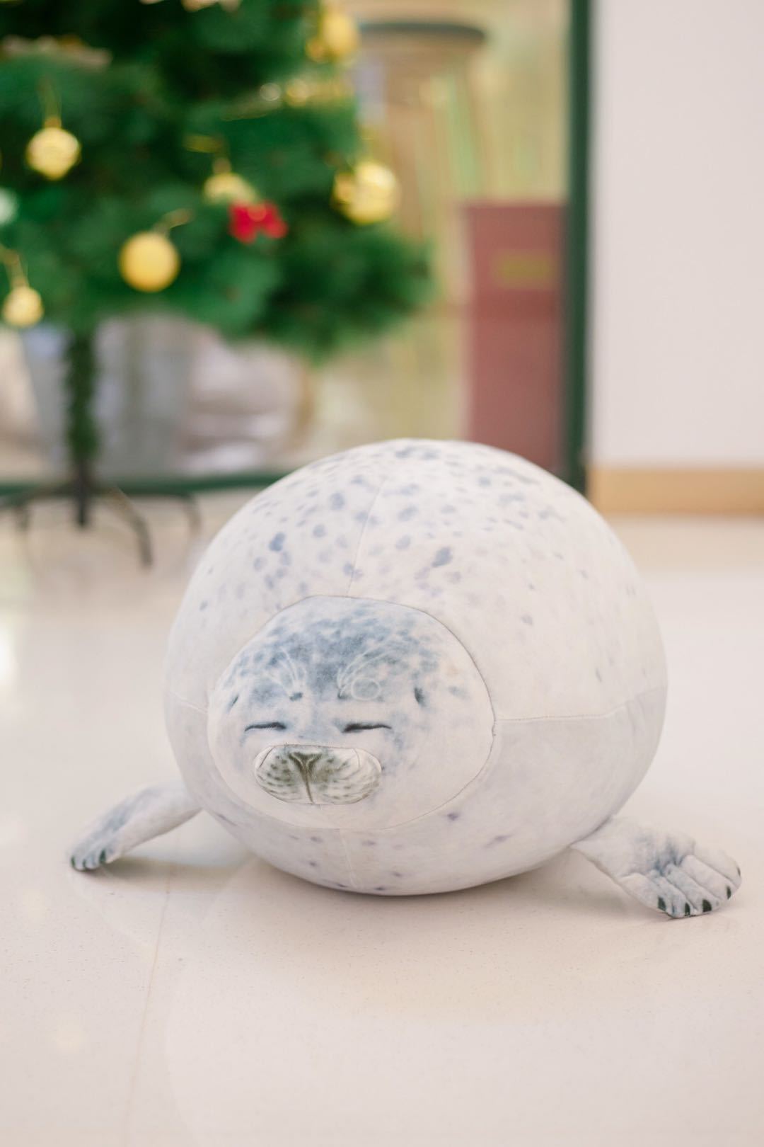 Cute And Soft Big Seal Pillow, Lazy Skin-friendly Bed Cushion, Aquarium Plush Supplies