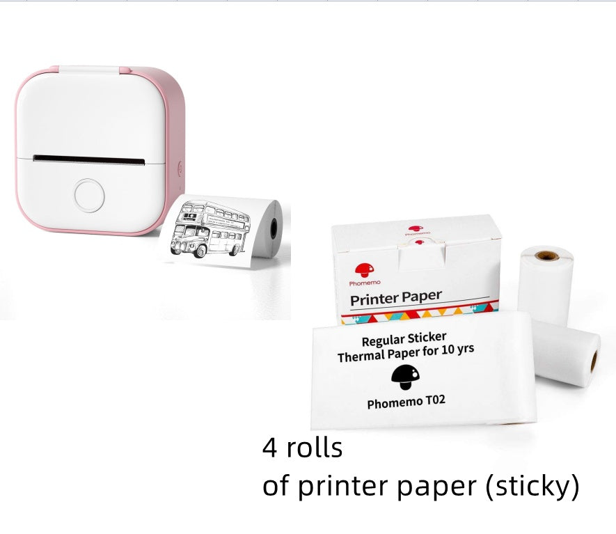 Portable Bluetooth Mini Thermal Label & Photo Printer