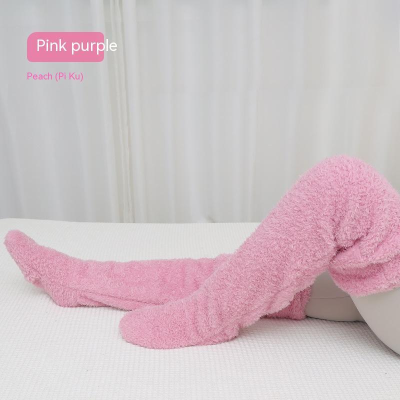 Over Knee High Fuzzy Socks - Warm Winter Cold-Proof Stockings