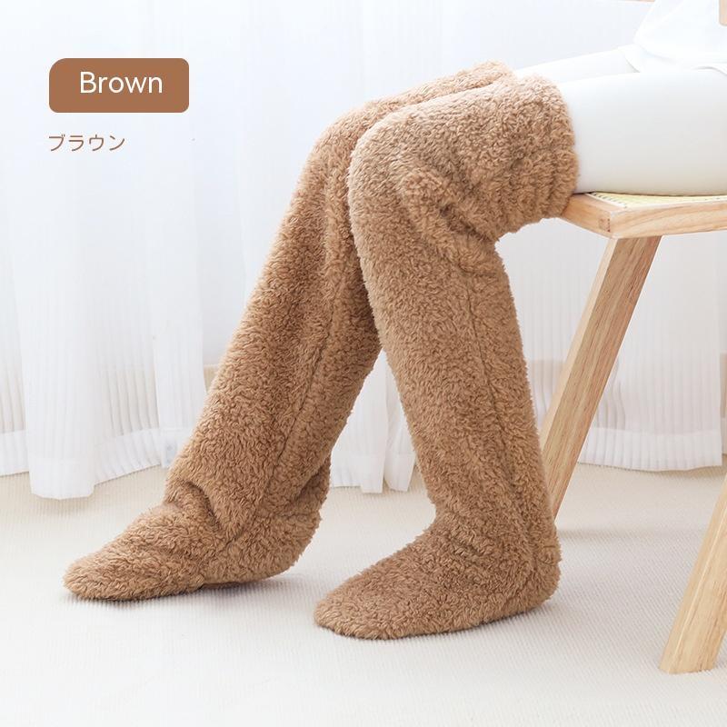 Over Knee High Fuzzy Socks - Warm Winter Cold-Proof Stockings