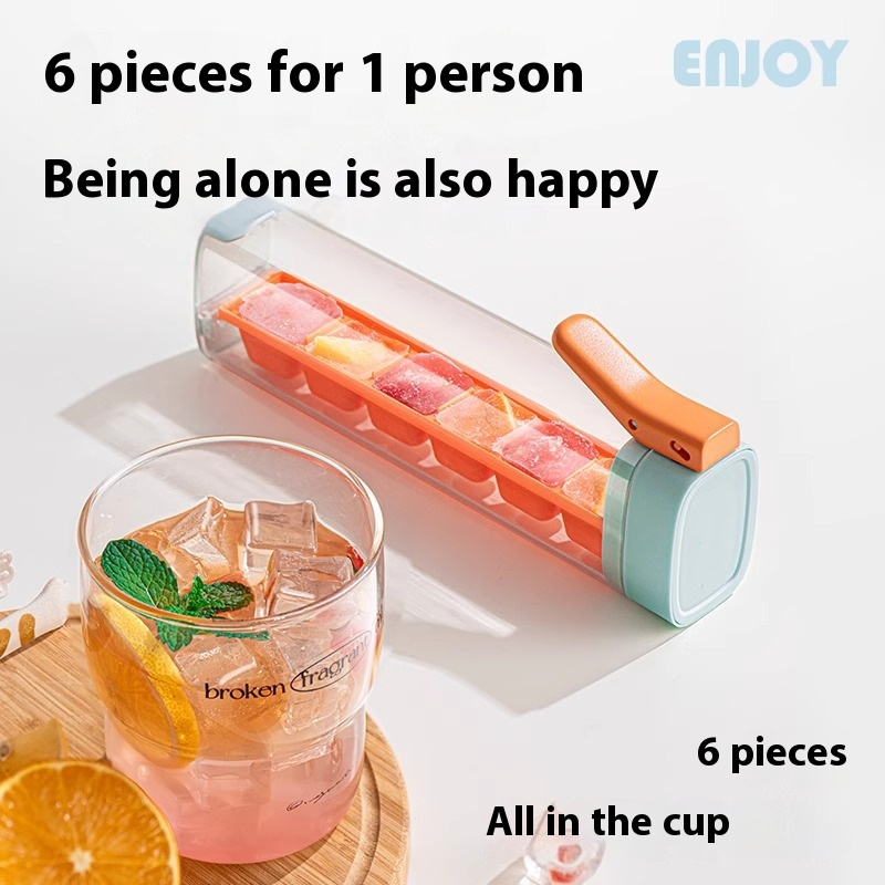 Slim One Press Ice Maker - Ice Cube Mold Household Ice Maker