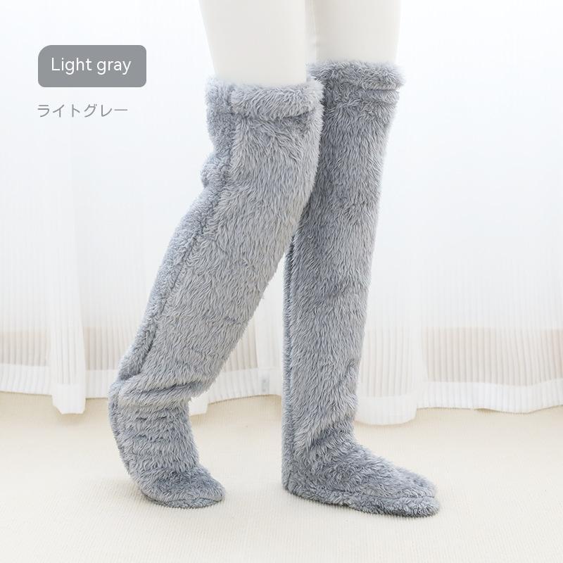 Over Knee High Fuzzy Socks - Warm Winter Cold-Proof Stockings