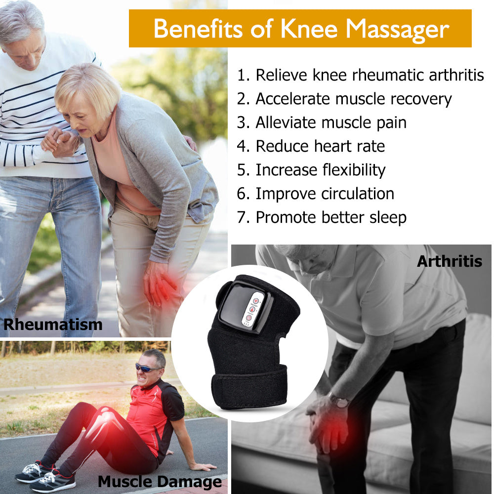 Infrared Knee & Elbow Massager - Vibration Therapy & Pain Relief