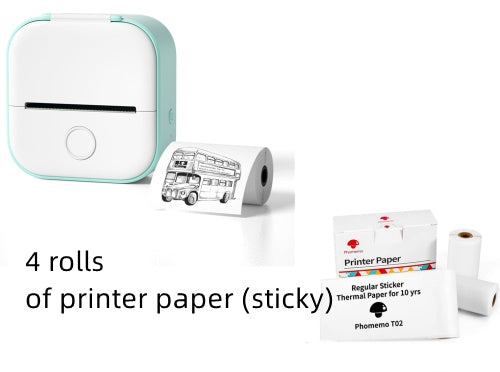 Portable Bluetooth Mini Thermal Label & Photo Printer