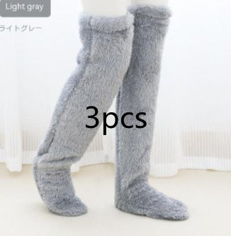 Over Knee High Fuzzy Socks - Warm Winter Cold-Proof Stockings