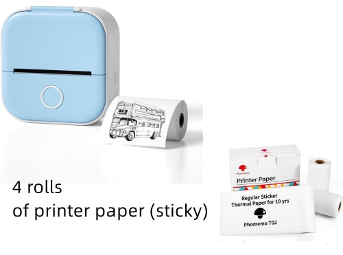 Portable Bluetooth Mini Thermal Label & Photo Printer