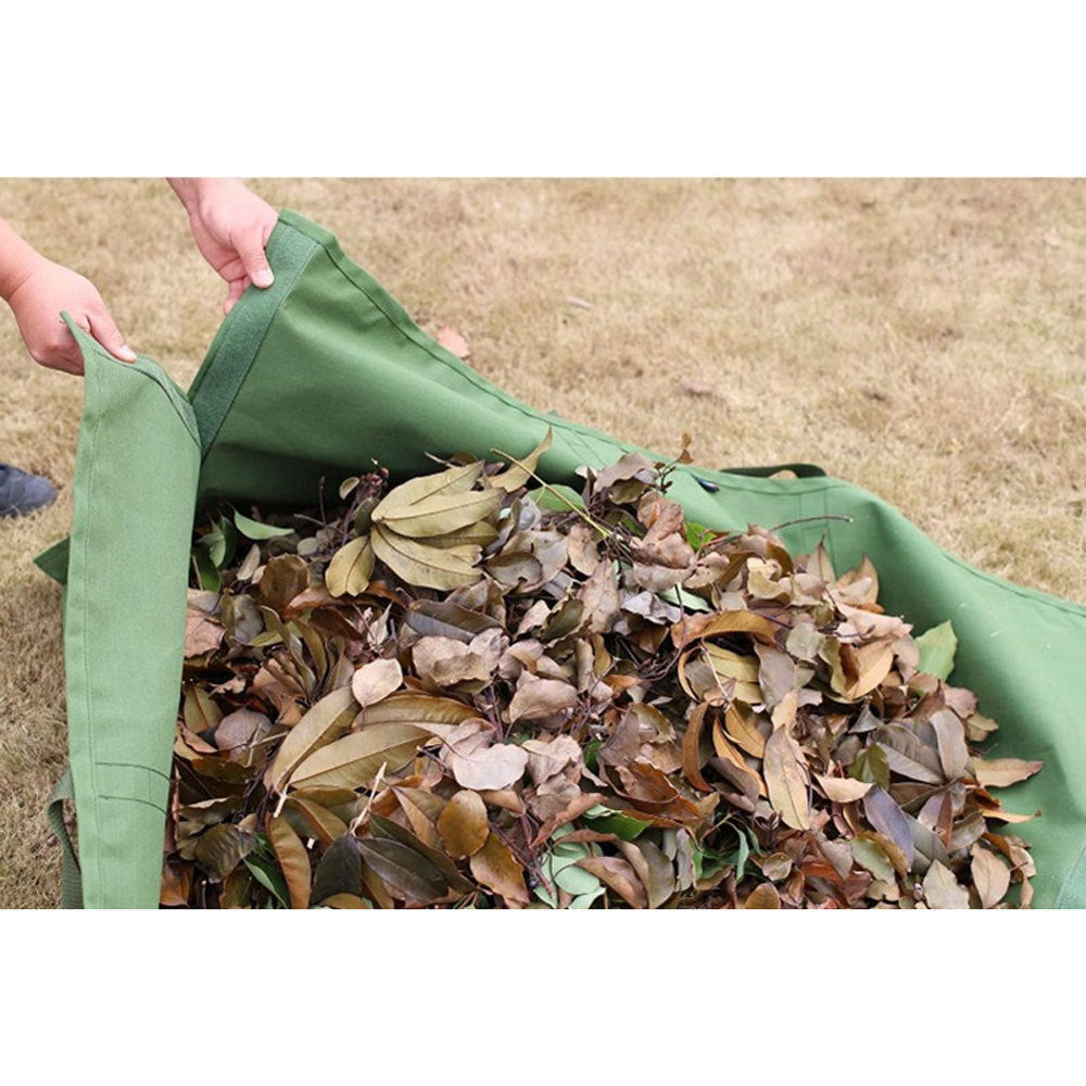 Garden Leaf Storage Outdoor Lawn Yard Waste Tarpaulin Container Recyclable Heavy Duty Garden Tote Garbage Bags