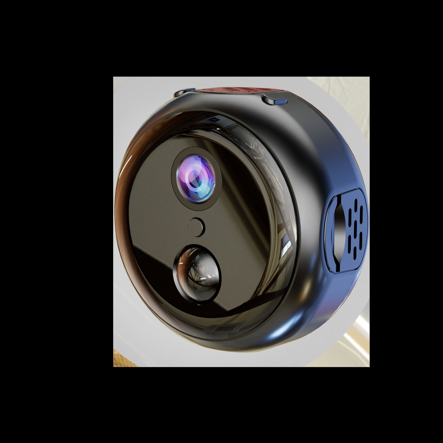 Wireless WiFi Camera with Battery, PIR Humanoid Detection, Power-Off Endurance