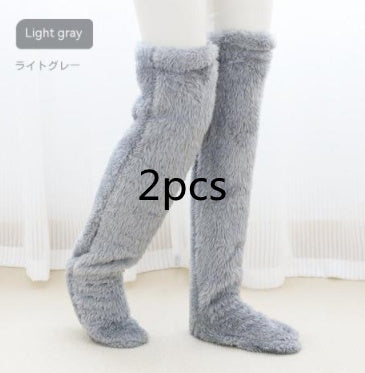 Over Knee High Fuzzy Socks - Warm Winter Cold-Proof Stockings