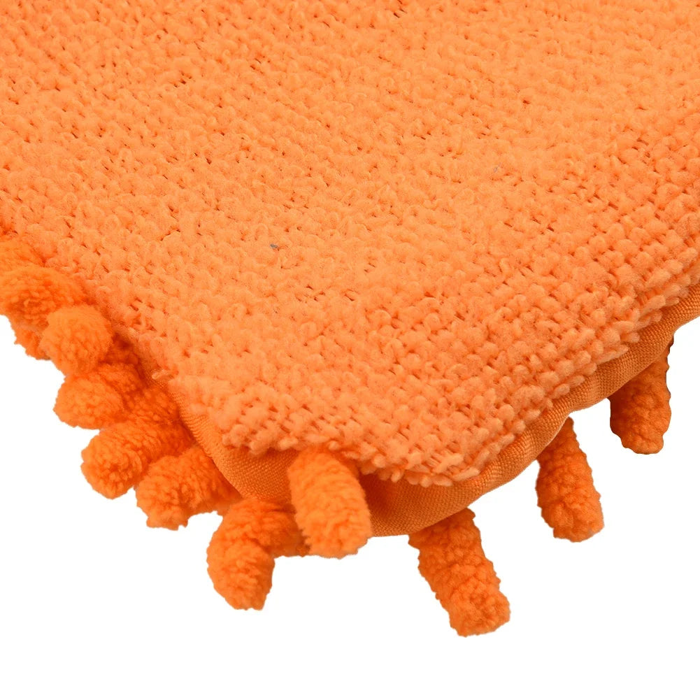 Car Wash Gloves Chenille Coral Fleece Gloves Washing Wiper Car Cleaning Towel Auto Dust Washer Mitt Car Cleaning Accessories