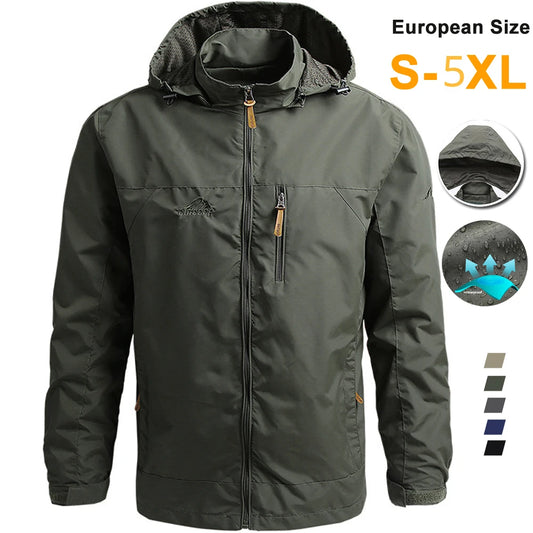 Men's Waterproof Tactical Windbreaker Jacket (S-5XL)