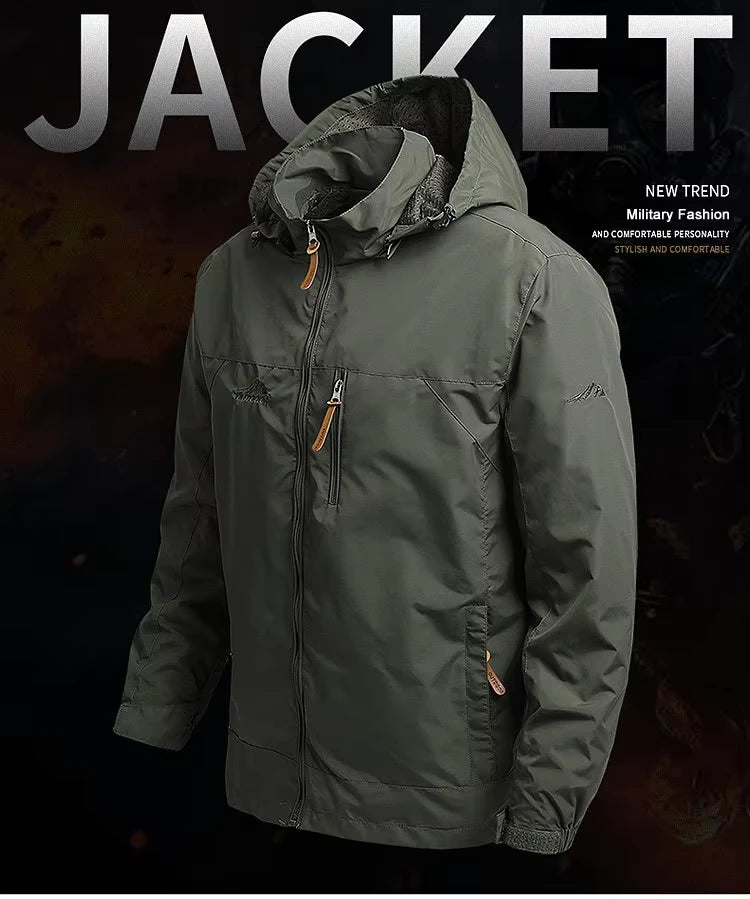 Men's Waterproof Tactical Windbreaker Jacket (S-5XL)