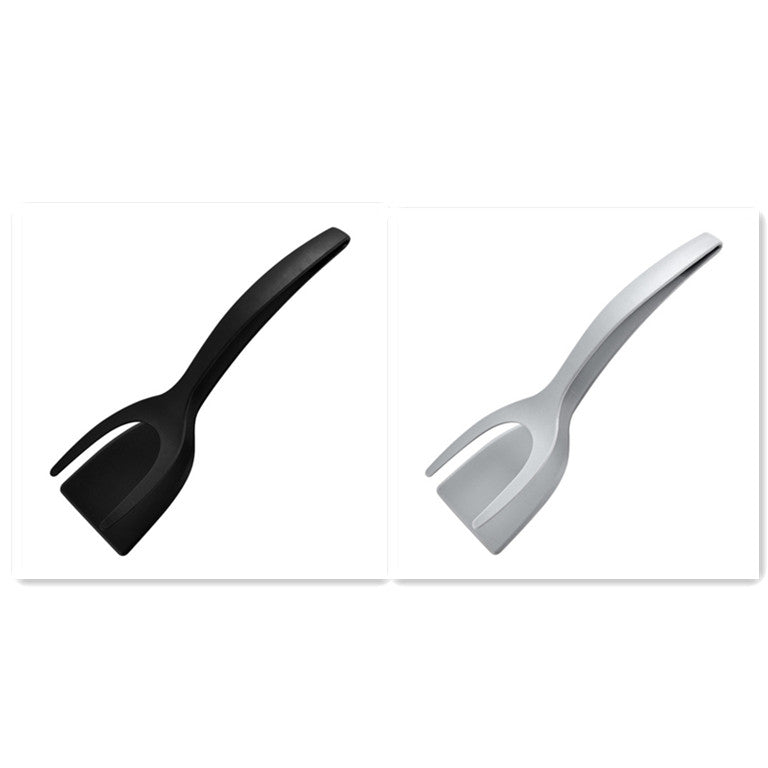 2-in-1 Grip & Flip Egg Spatula Tongs- Fried Egg, French Toast Omelet