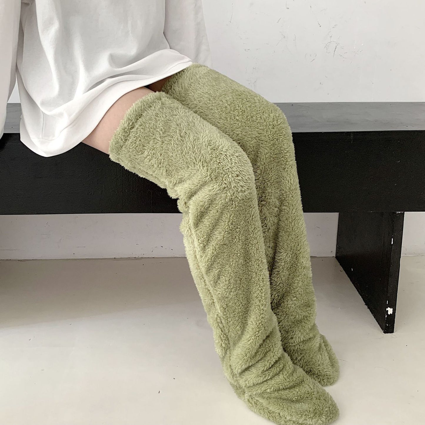 Over Knee High Fuzzy Socks - Warm Winter Cold-Proof Stockings