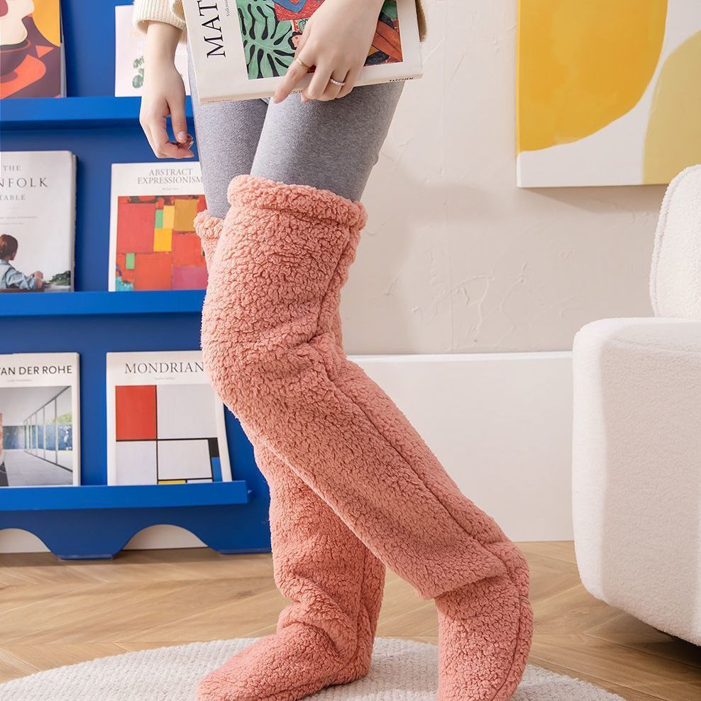 Over Knee High Fuzzy Socks - Warm Winter Cold-Proof Stockings