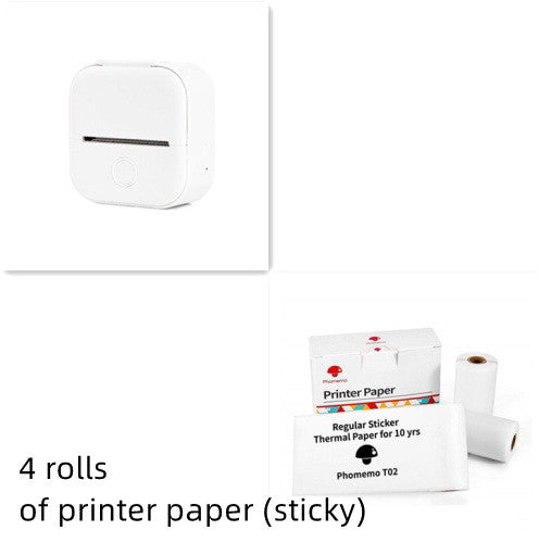 Portable Bluetooth Mini Thermal Label & Photo Printer