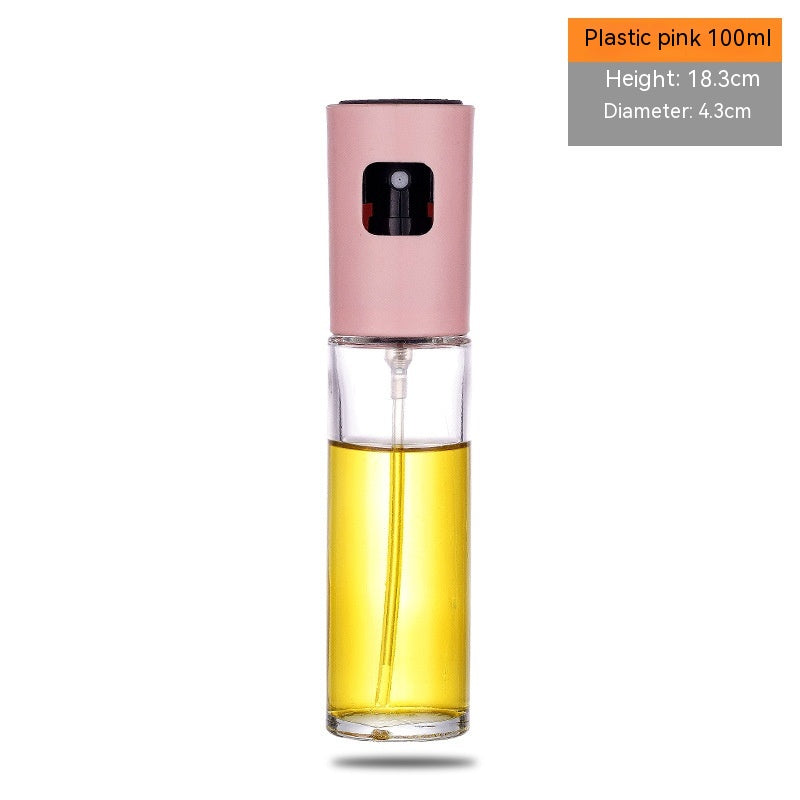 Kitchen Household High-pressure Glass Spray Bottle - High Quality Glass BBQ Baking Oil Spray Bottle