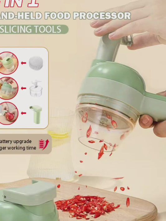 Household Multifunctional Wireless Electric Garlic Masher